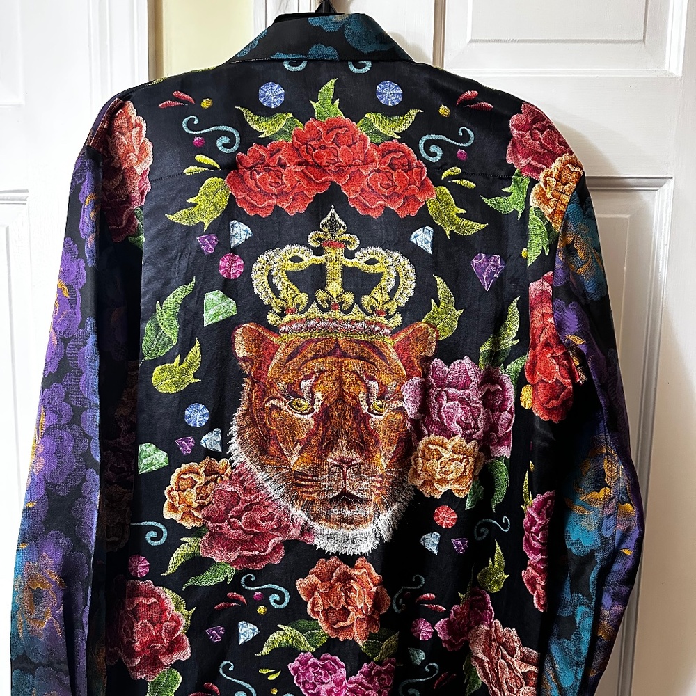 Robert Graham limited  silk button down shirt